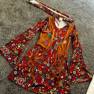 Womens hippie Halloween costume